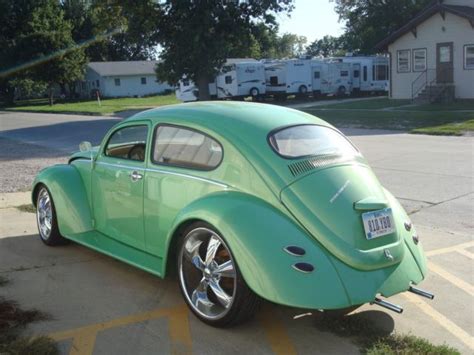 vw beetle with wide fenders.